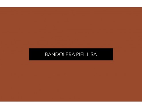 BANDOLERA PIEL LISA CUERO 90 CM - 120 CM