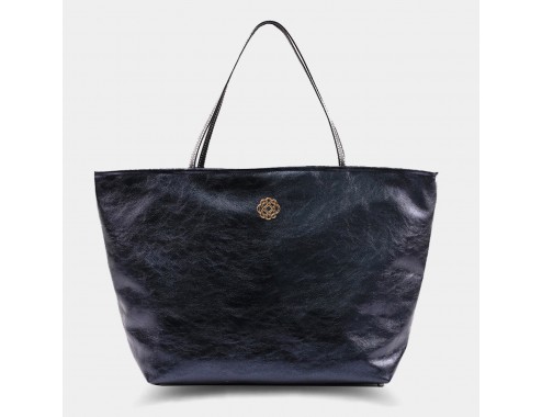 MY SHOPPING BAG METAL MINIMAL NAVY. SOLO 2UD. DISPONIBLES